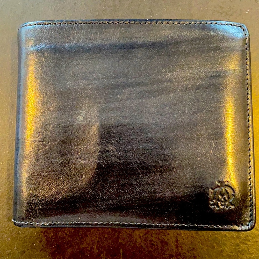 Dunhill dark blue wallet
